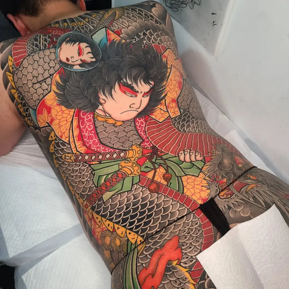 Dragon, Flower, Animal