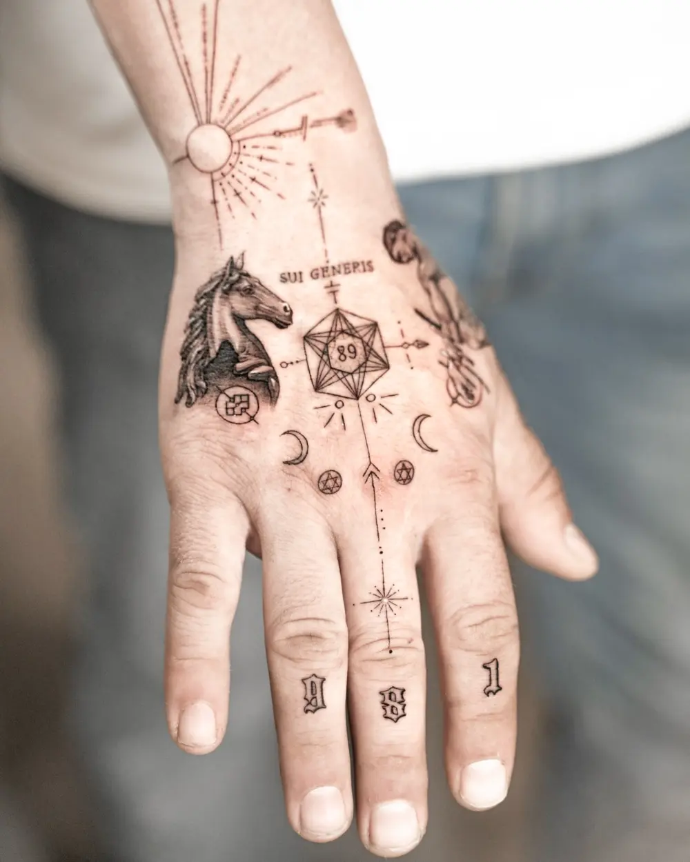 Animal, Geometric, Lettering