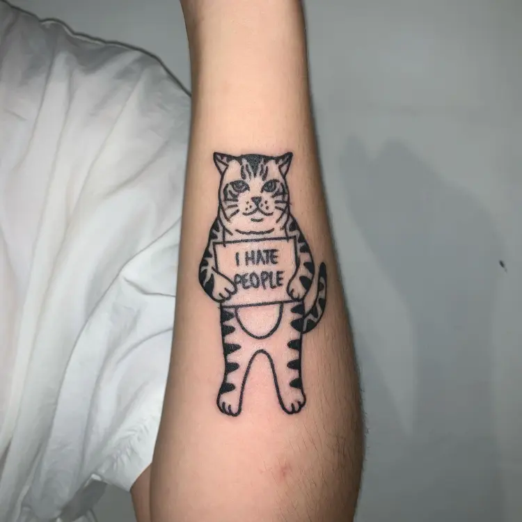 Animal, Lettering