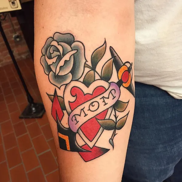 Flower, Rose, Lettering