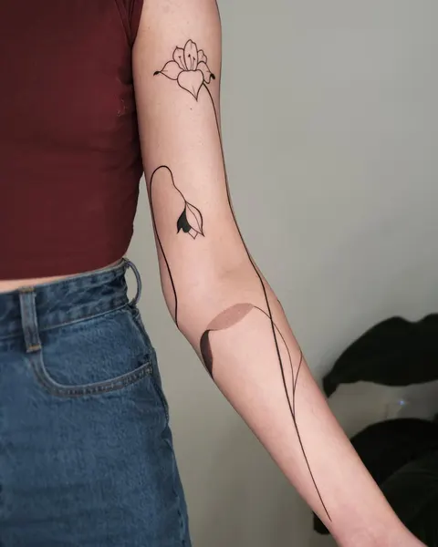 Flower, Rose, 비대칭, 실루엣