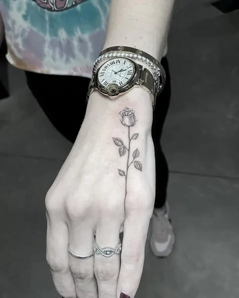 Flower, Rose, Lettering