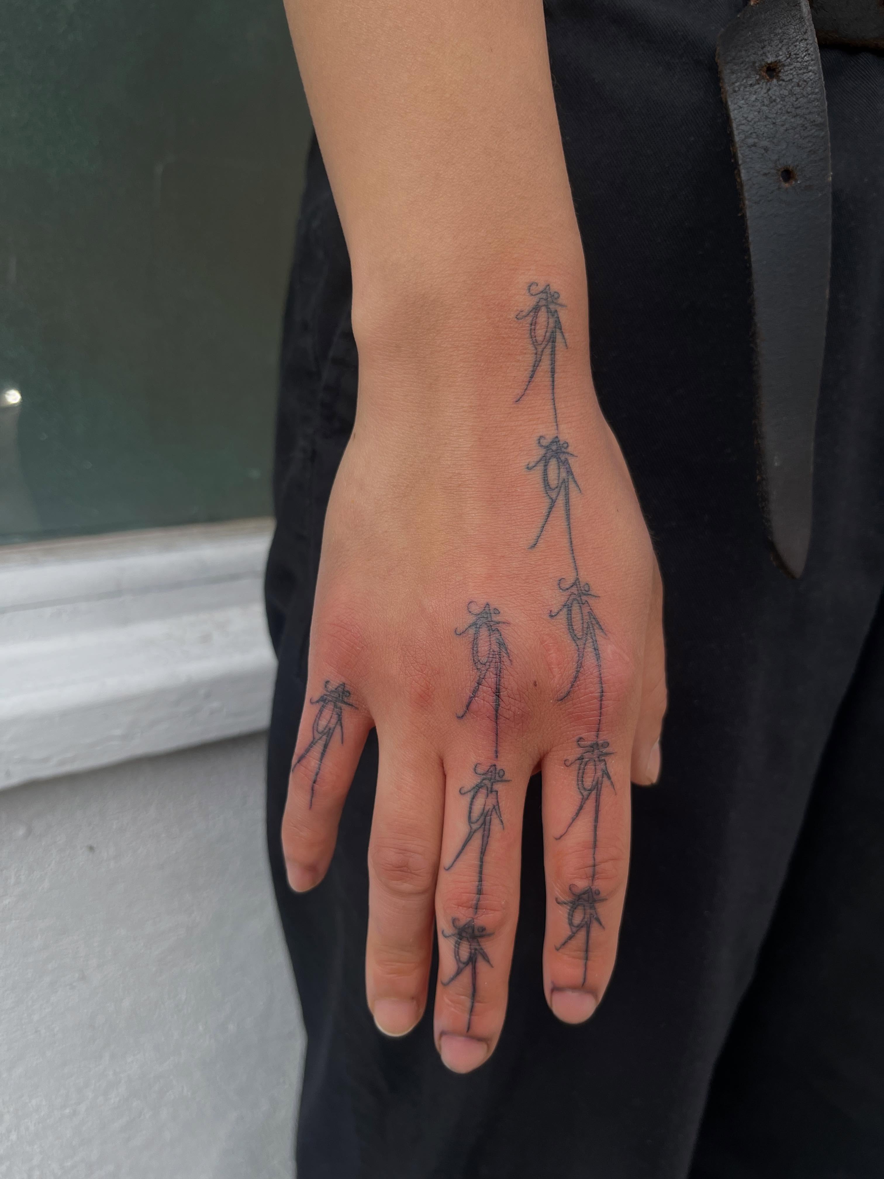 Lettering, Flower