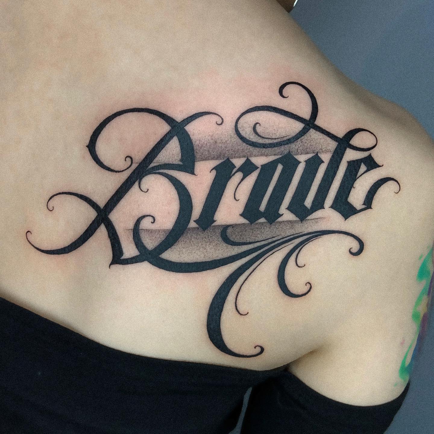 Lettering, Flower