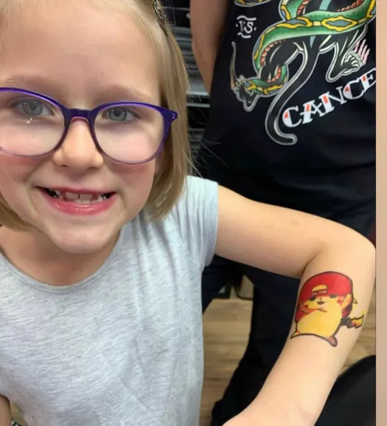 Game Face Tattoo