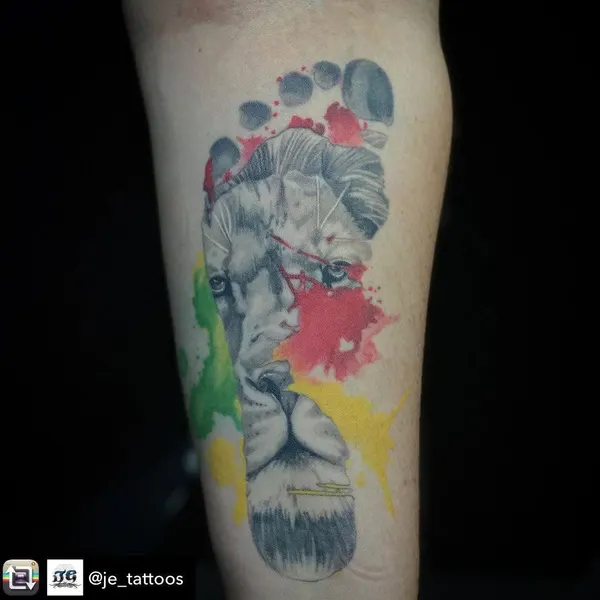 Game Face Tattoo