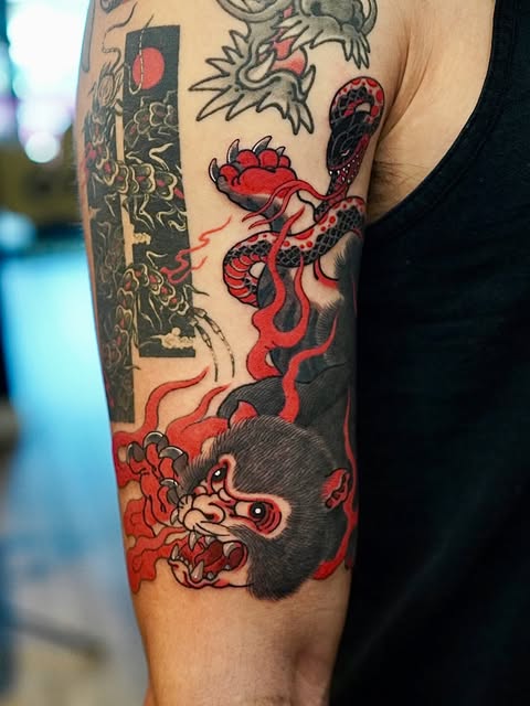 Dragon, Animal, Tiger