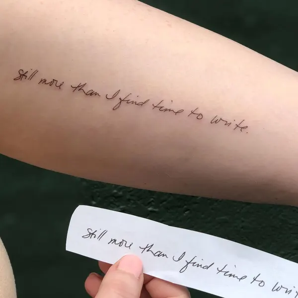 Lettering, 문구, 시, 가사