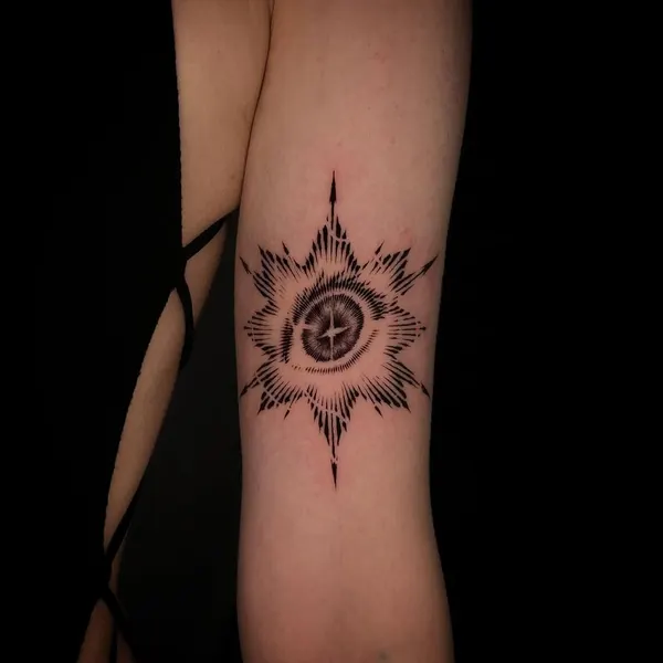 Geometric, 나침반, Nature, 태양