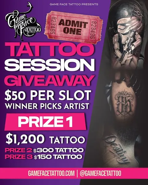 Game Face Tattoo