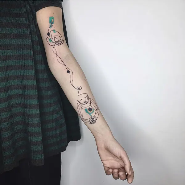 Flower, Rose, Lettering