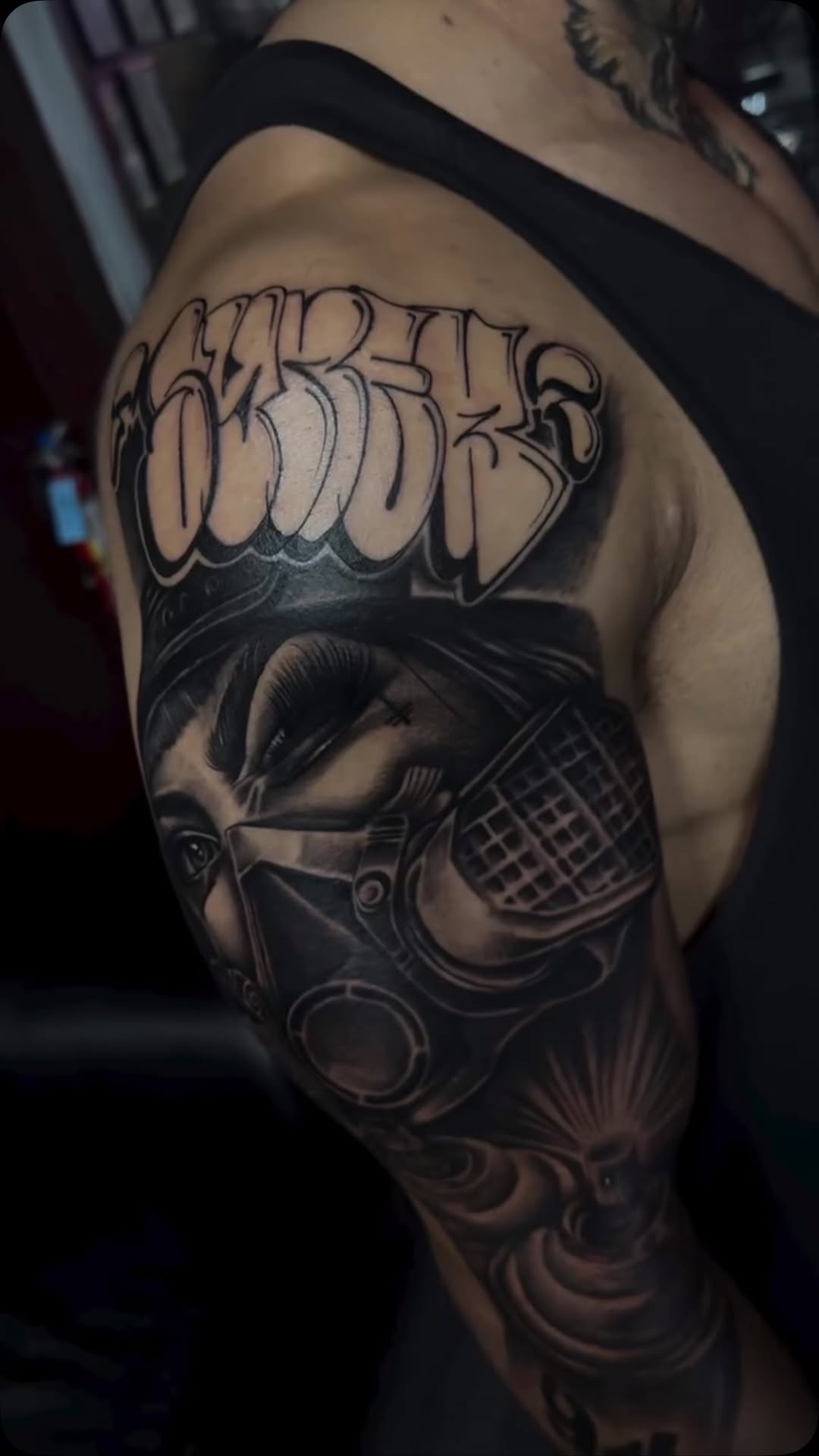 Game Face Tattoo