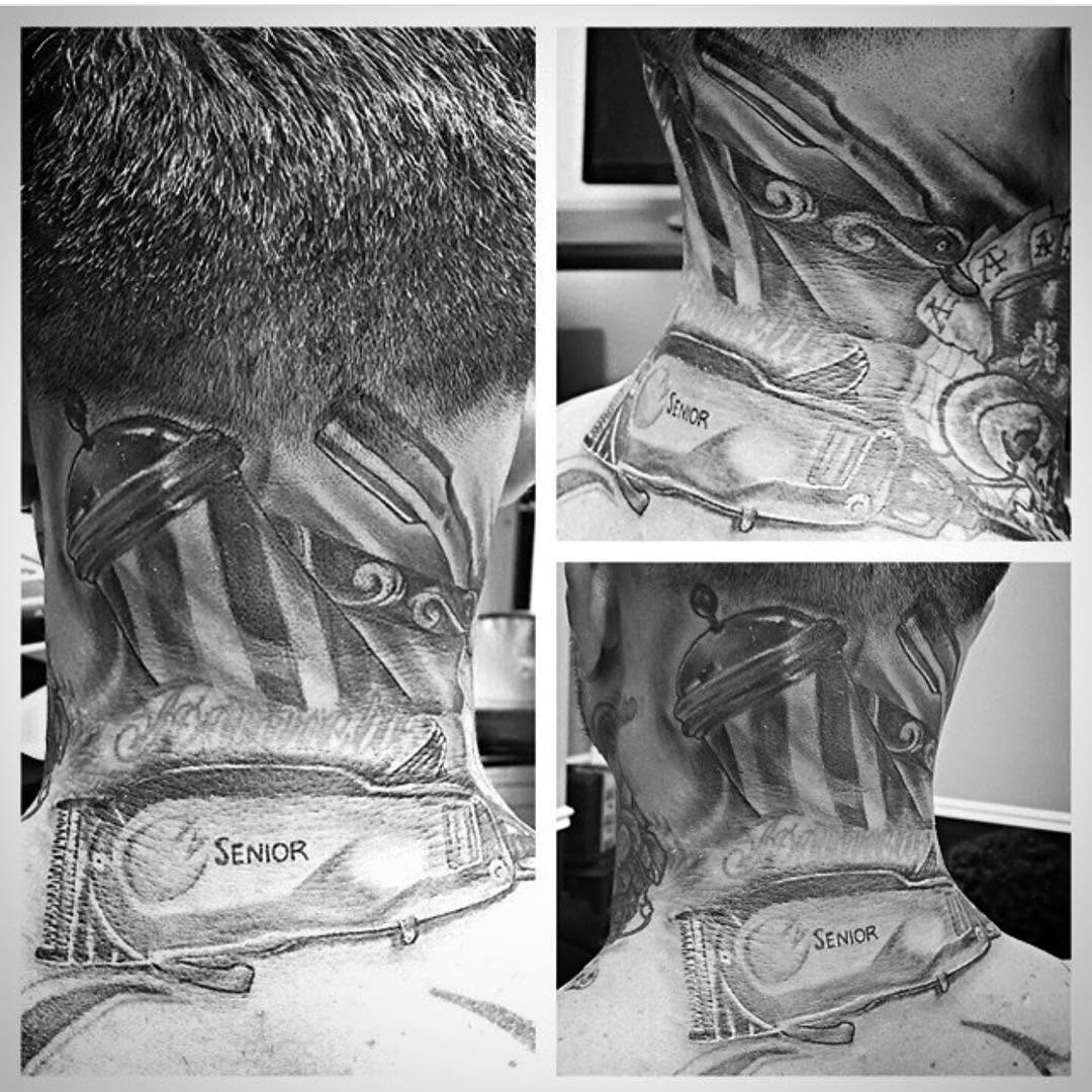 Game Face Tattoo