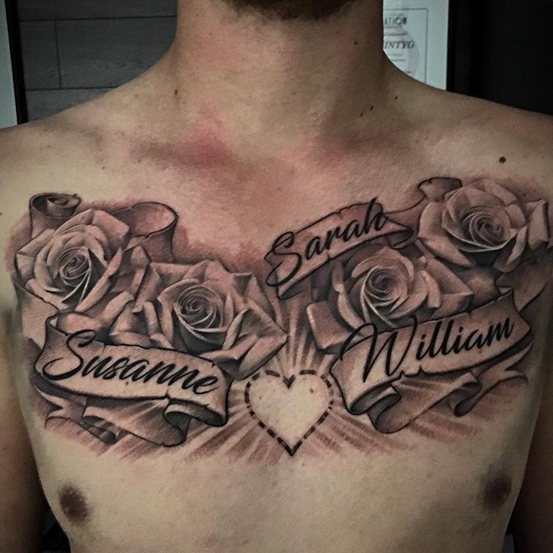 Lettering, Flower, Rose