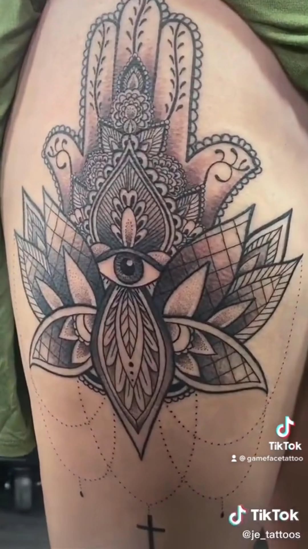 Game Face Tattoo