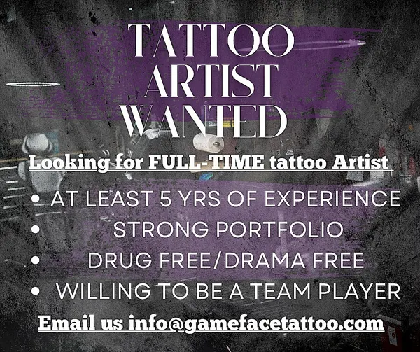 Game Face Tattoo