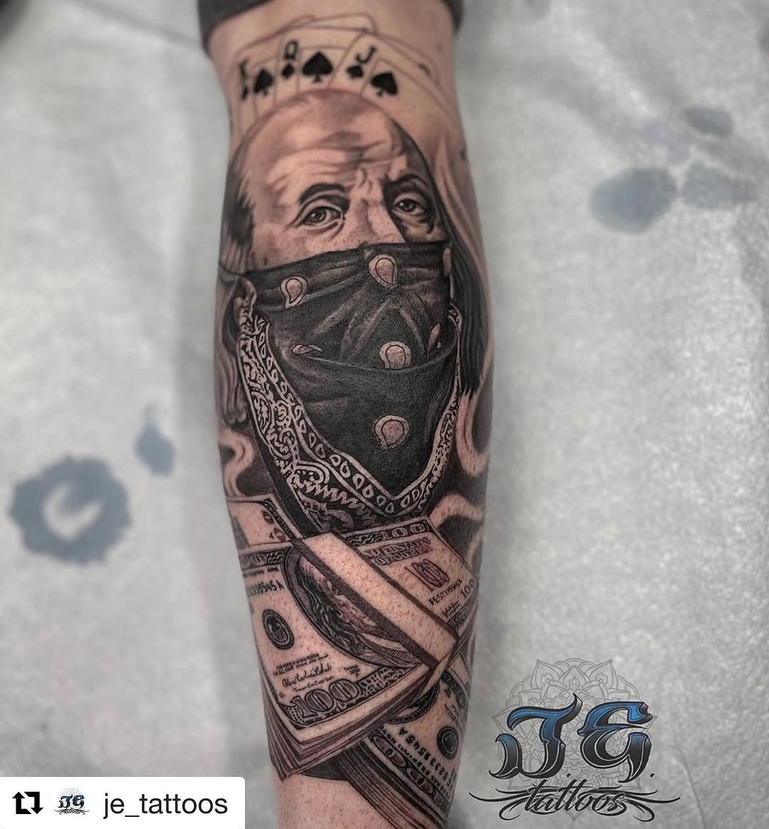 Game Face Tattoo