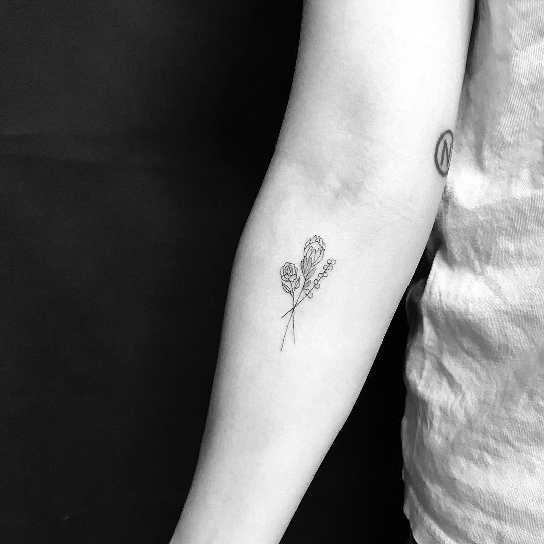 Flower, Lettering, Rose