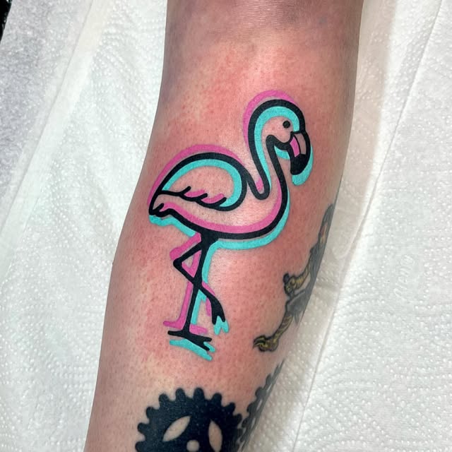 Flower, Animal, 플라밍고