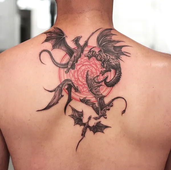 Dragon, 악마, 불사조