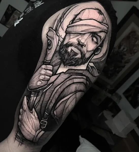 Ink and Dagger Tattoo