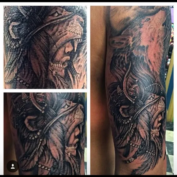 Game Face Tattoo
