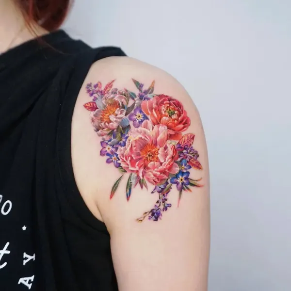 Flower, Rose, 꽃다발, 매화, 히비스커스