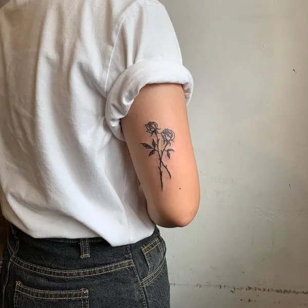 Flower, Lettering