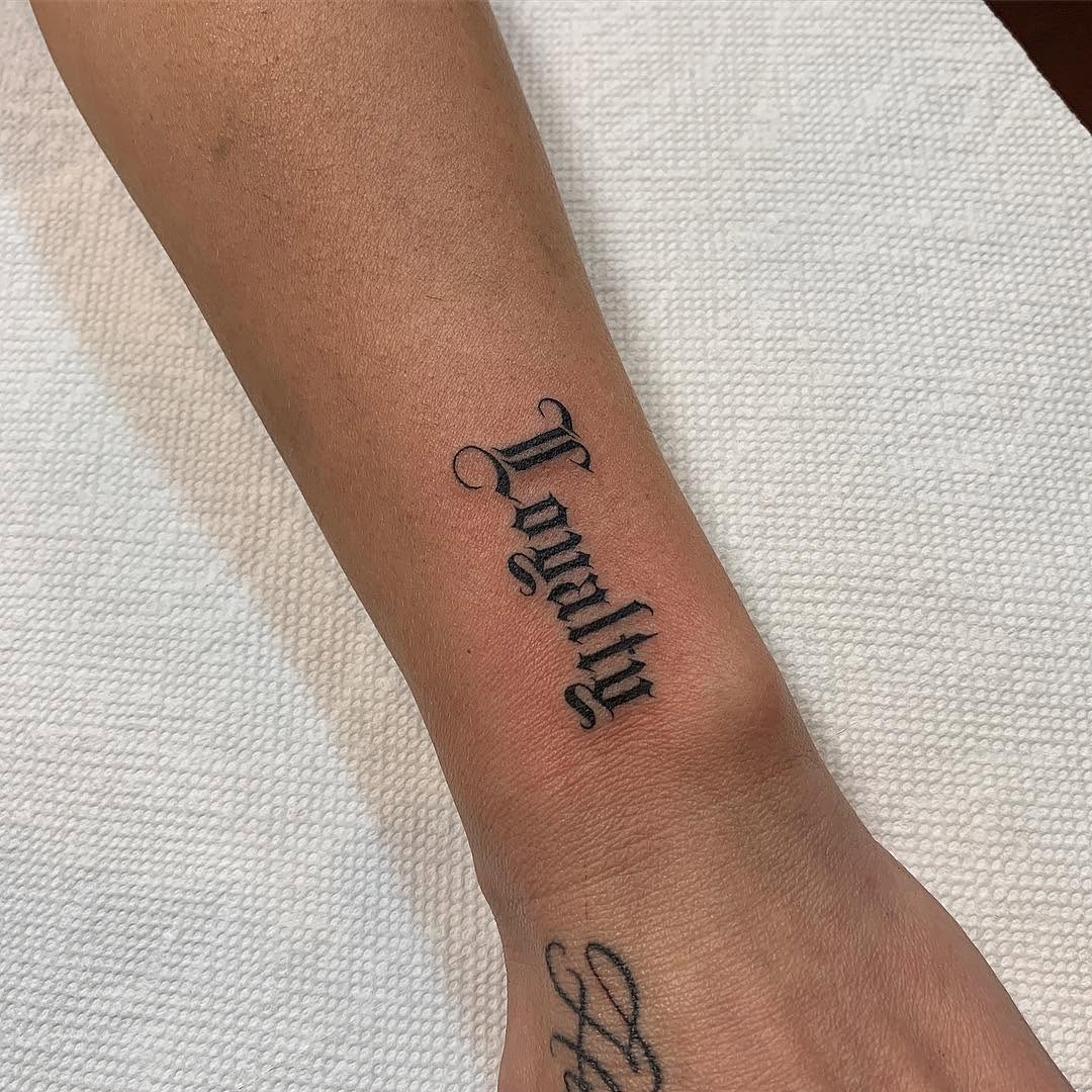 Lettering