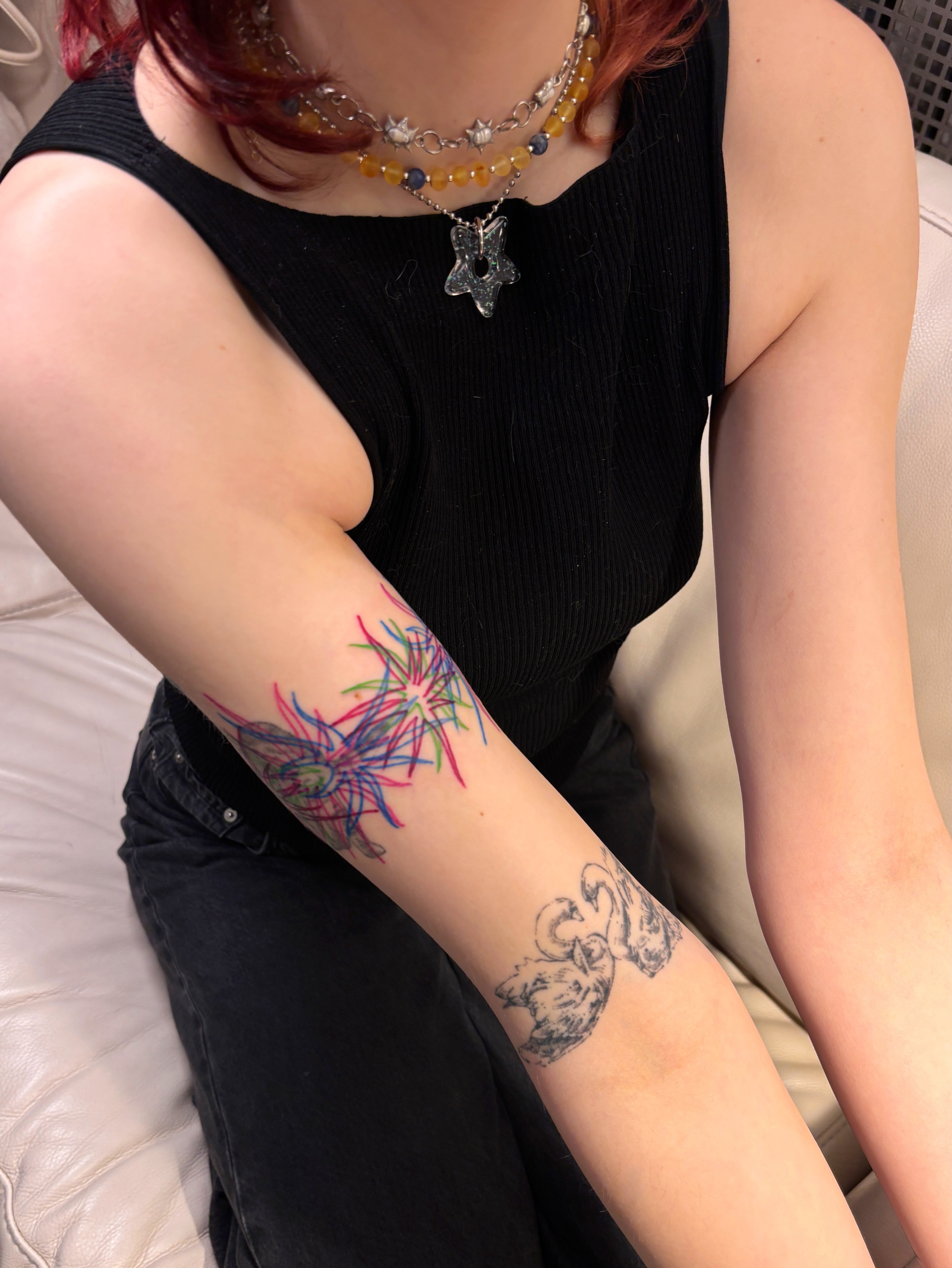 Flower, Lettering