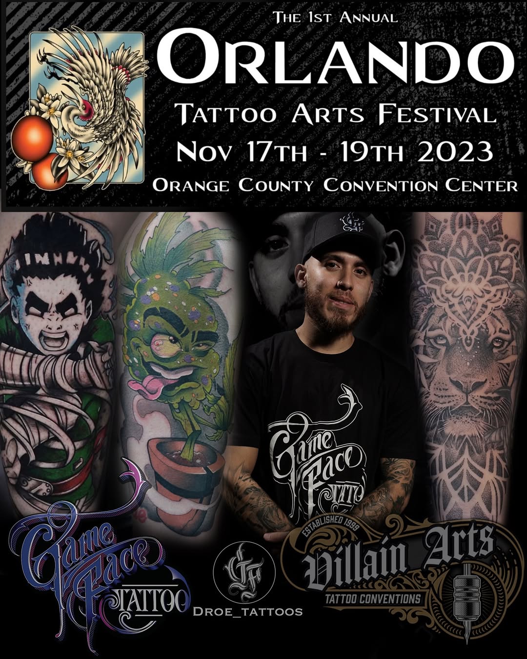 Game Face Tattoo