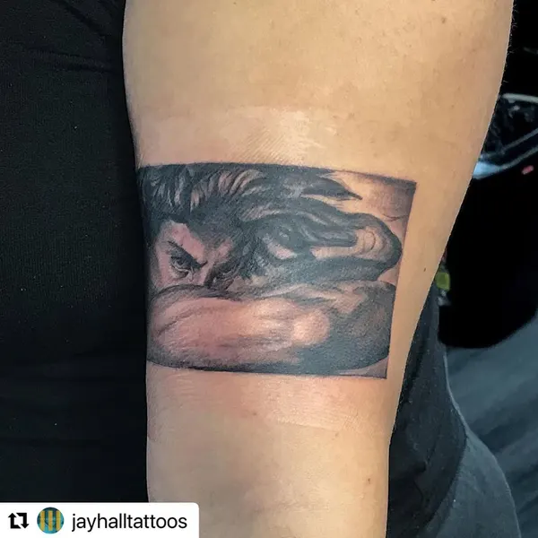 Game Face Tattoo