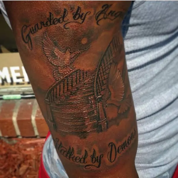 Game Face Tattoo