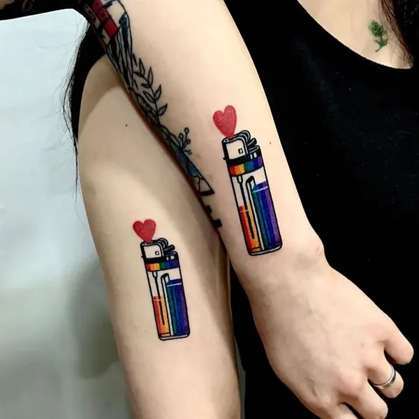 Flower, 사랑, 펜, 힘, 담배, 펑크, 라이터, 팔레트