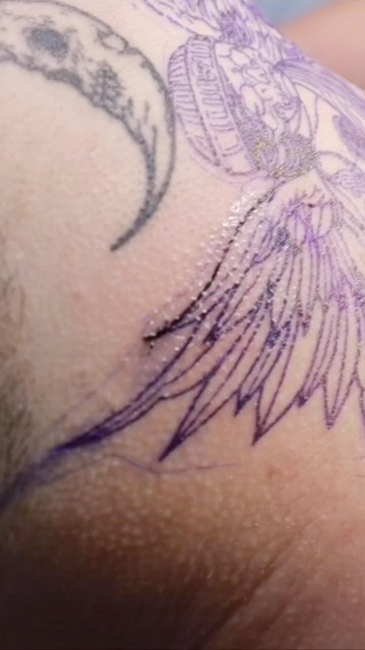 Game Face Tattoo