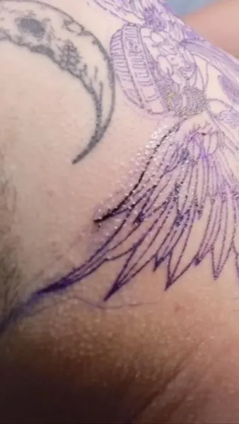 Game Face Tattoo