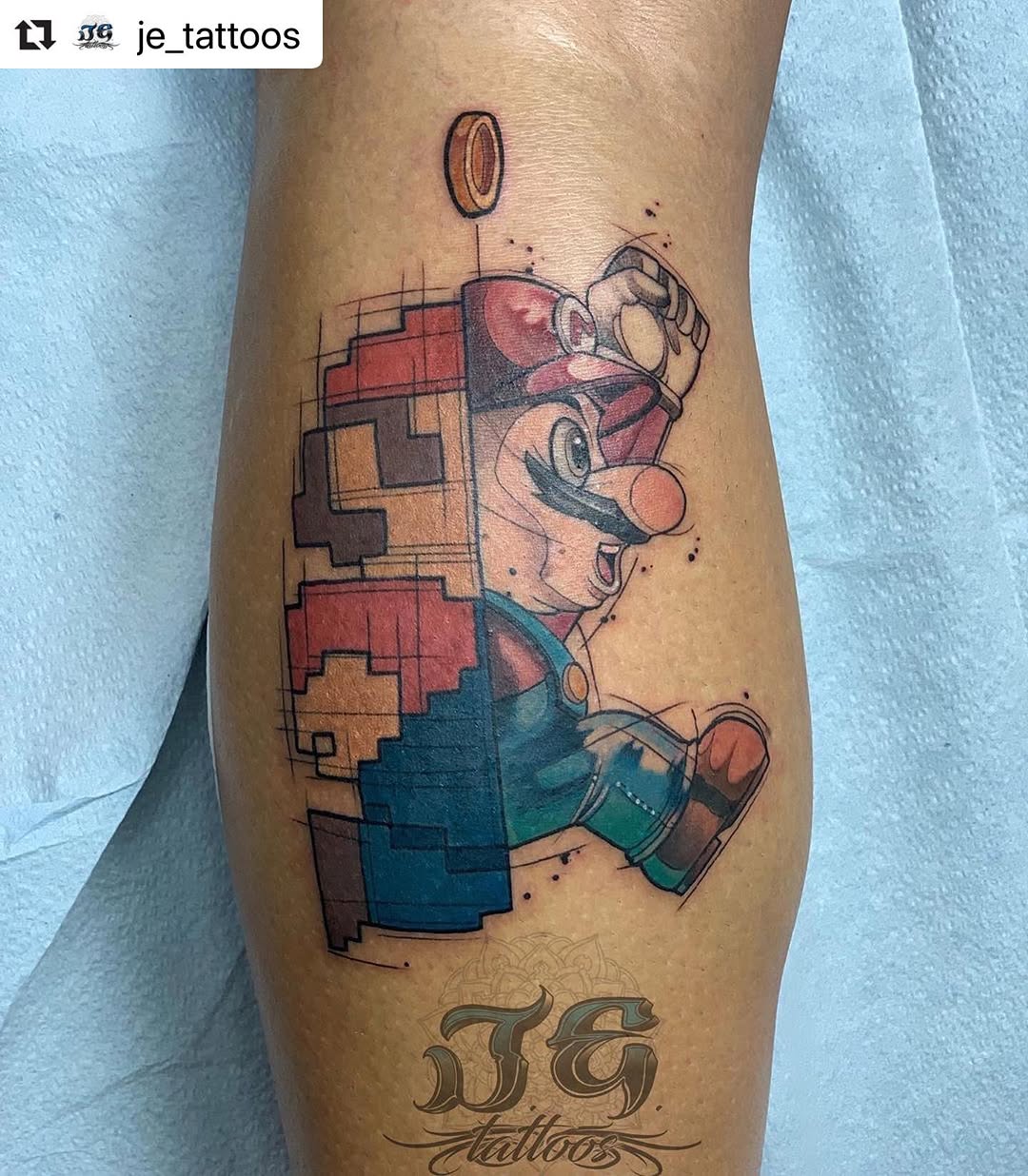 Game Face Tattoo