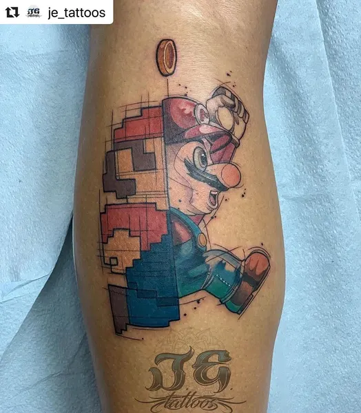 Game Face Tattoo