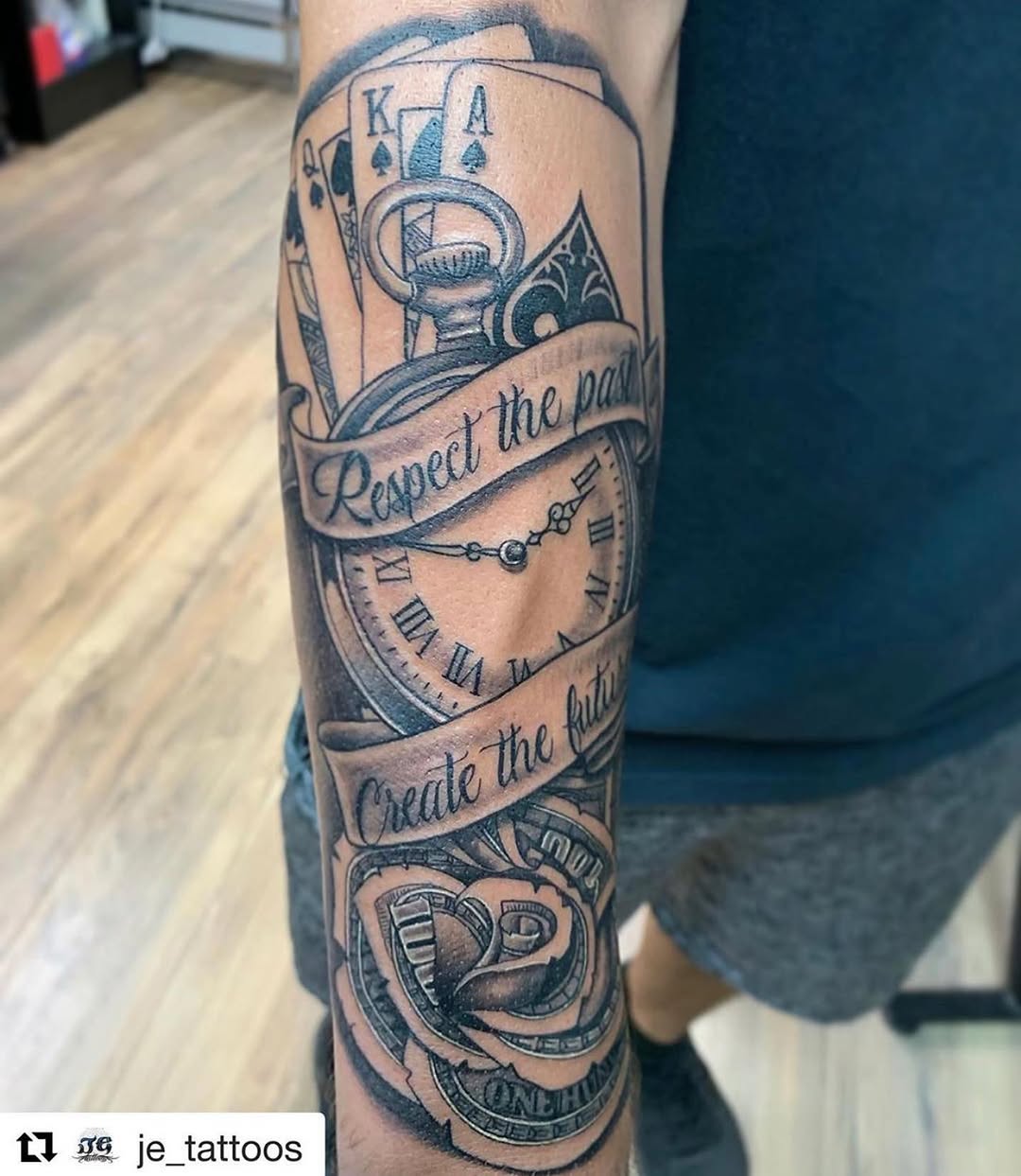 Game Face Tattoo