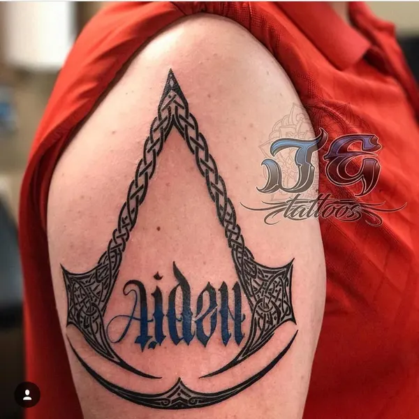 Game Face Tattoo