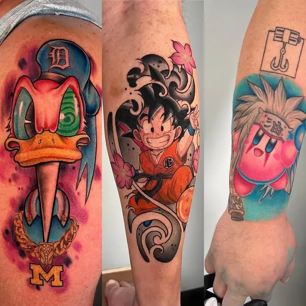 Game Face Tattoo