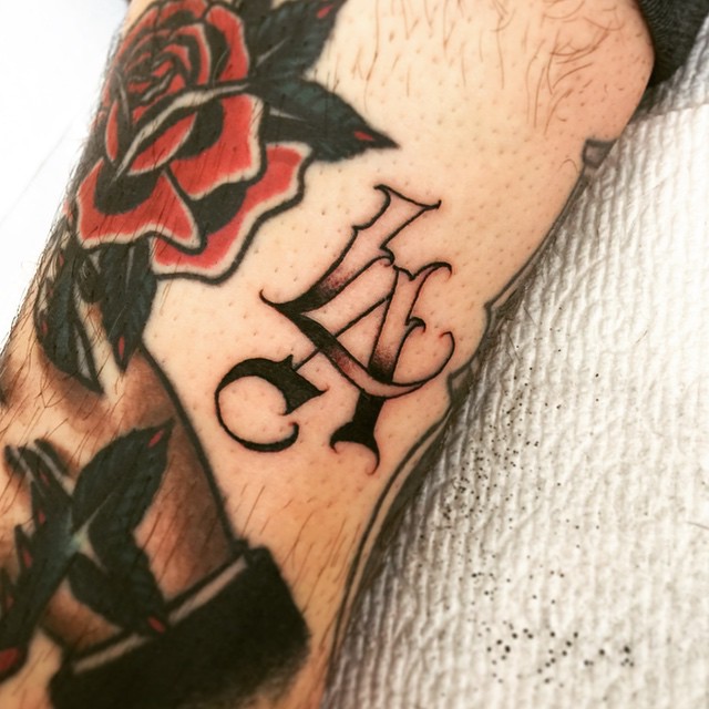 Flower, Rose, Lettering