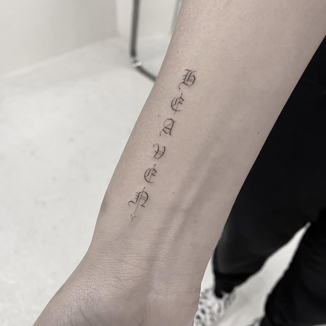 Lettering