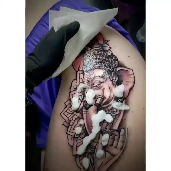 Game Face Tattoo