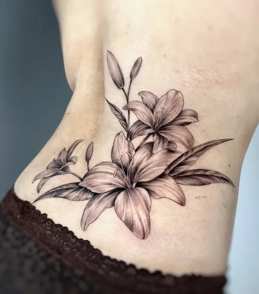 Flower, 백합, 난초