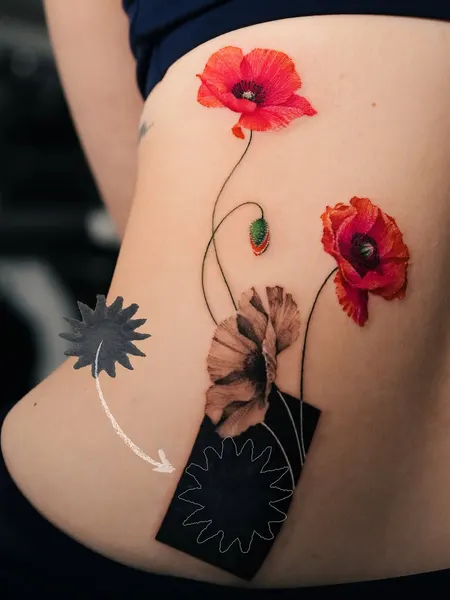 Flower, Rose, 양귀비