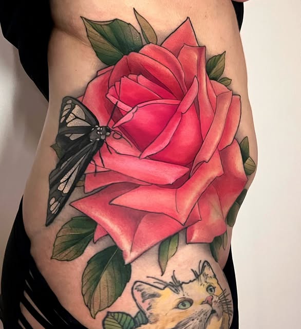 Flower, Nature, Animal, Rose