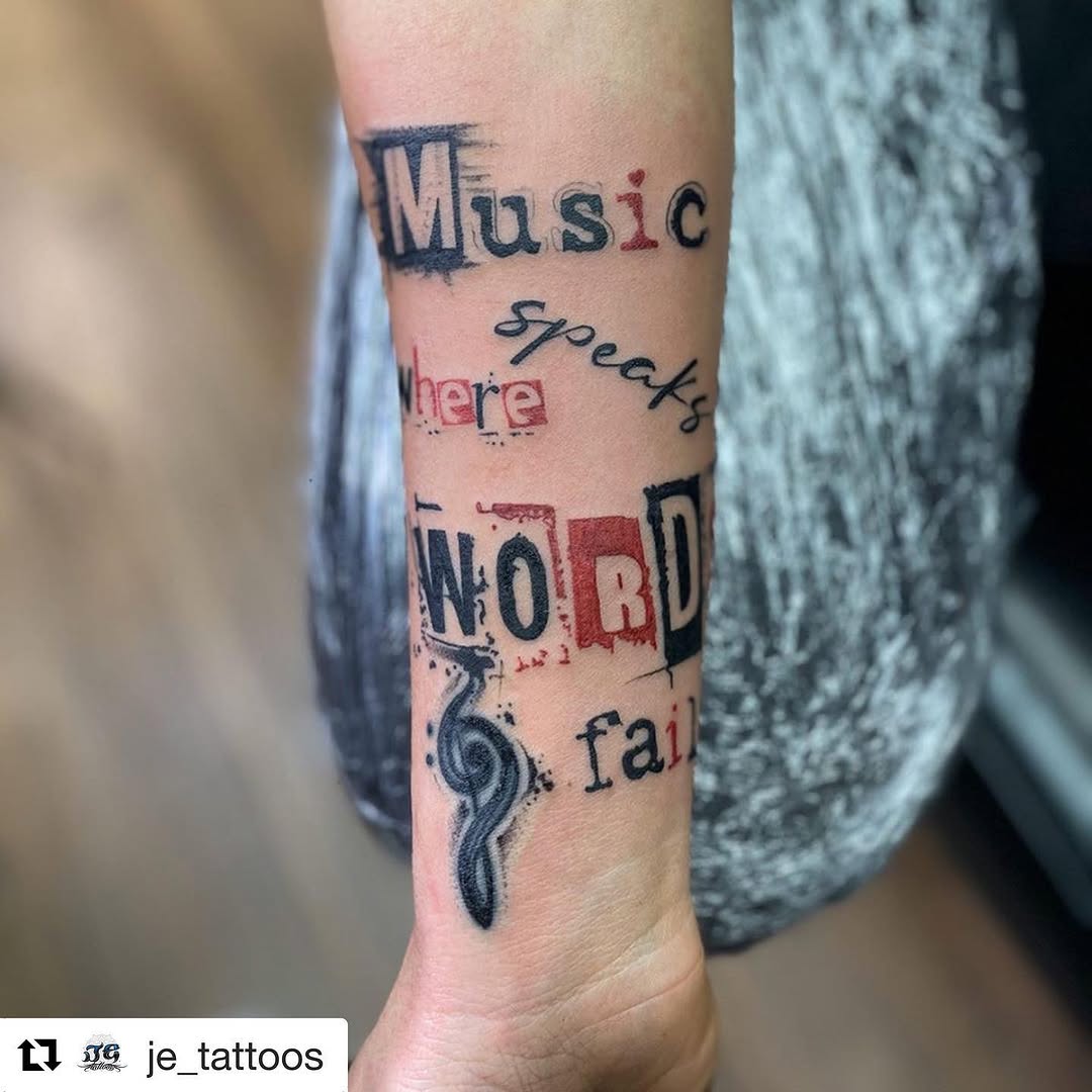 Game Face Tattoo