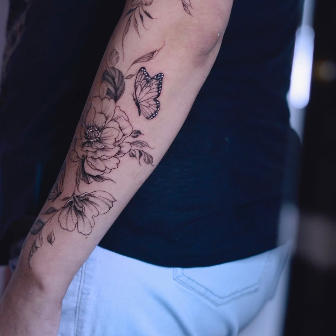 Flower, Animal, Nature, Rose