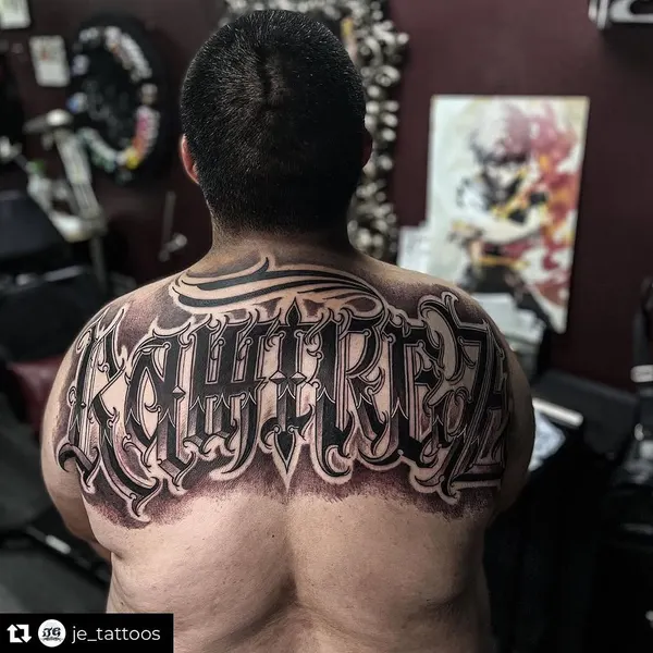 Game Face Tattoo